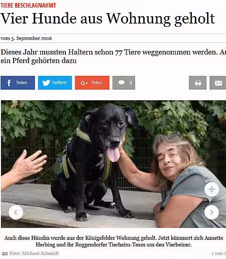 05. September | Gadebuscher-Rehnaer-Zeitung | "Vier Hunde aus Wohnung geholt"